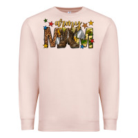 Pale Pink army mom Premium Sweatshirt - texasbilliewilder