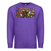 Purple army mom Premium Sweatshirt - texasbilliewilder