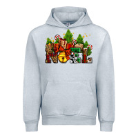Heather Grey western noel Christmas gifts Urban Hoodie - AdoDesignShop