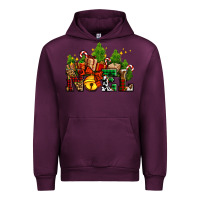 Mauve Wine western noel Christmas gifts Urban Hoodie - AdoDesignShop