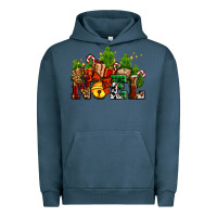 Pigment Midnight Navy western noel Christmas gifts Urban Hoodie - AdoDesignShop
