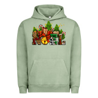 Pigment Oil Green western noel Christmas gifts Urban Hoodie - AdoDesignShop