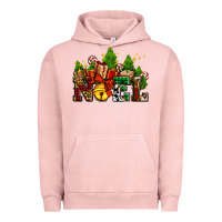 Pigment Salmon western noel Christmas gifts Urban Hoodie - AdoDesignShop
