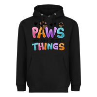 Black paws and enjoy the little things Heavyweight Hoodie - MaliasSmallBusiness