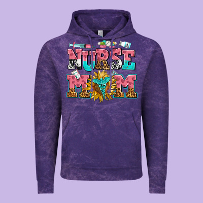 Nurse Mom Vintage Hoodie Designed By Adodesignshop