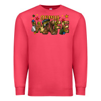 Cardinal army wife western Premium Sweatshirt - texasbilliewilder