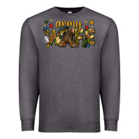 Charcoal Heather army wife western Premium Sweatshirt - texasbilliewilder