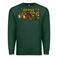 Sports Green army wife western Premium Sweatshirt - texasbilliewilder