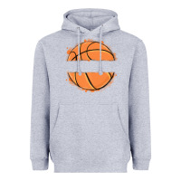 Heather Grey custom basketball Heavyweight Hoodie - MaliasSmallBusiness