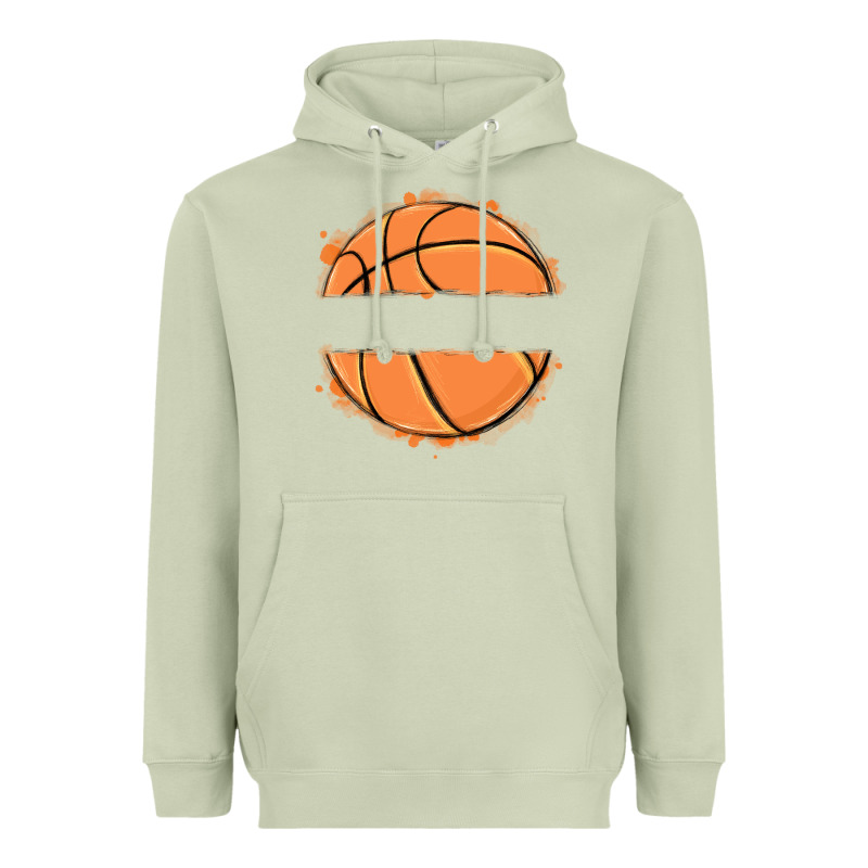 Custom Basketball Heavyweight Hoodie by MaliasSmallBusiness | Teevron