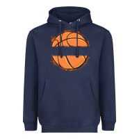 Navy custom basketball Heavyweight Hoodie - MaliasSmallBusiness