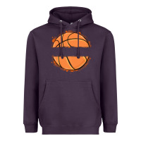 Plum custom basketball Heavyweight Hoodie - MaliasSmallBusiness