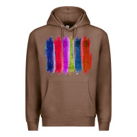 Chestnut Colored Jute Brush Strokes Premium Hoodie - Bettercallsaul