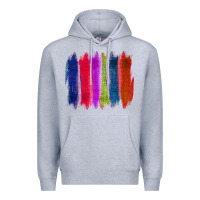 Heather Grey Colored Jute Brush Strokes Premium Hoodie - Bettercallsaul