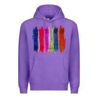Purple Colored Jute Brush Strokes Premium Hoodie - Bettercallsaul
