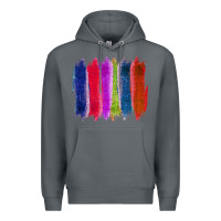 Rock Colored Jute Brush Strokes Premium Hoodie - Bettercallsaul