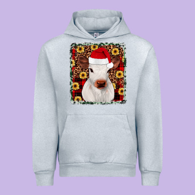Heifer Christmas Urban Hoodie Designed By Jahusdesignshop