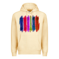Pina Colada Colored Jute Brush Strokes Premium Hoodie - Bettercallsaul