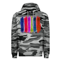 Slate Camo Colored Jute Brush Strokes Premium Hoodie - Bettercallsaul