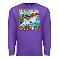 Purple merry cruisemas Premium Sweatshirt - Zillion Design Studio