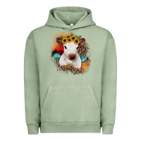 Pigment Oil Green christmas heifer Urban Hoodie - JahusDesignShop
