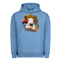 Pigment Pebble Blue christmas heifer Urban Hoodie - JahusDesignShop