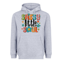 Heather Grey sassy little soul smiley Heavyweight Hoodie - MaliasSmallBusiness