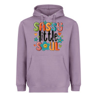 Lavender sassy little soul smiley Heavyweight Hoodie - MaliasSmallBusiness