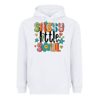 White sassy little soul smiley Heavyweight Hoodie - MaliasSmallBusiness