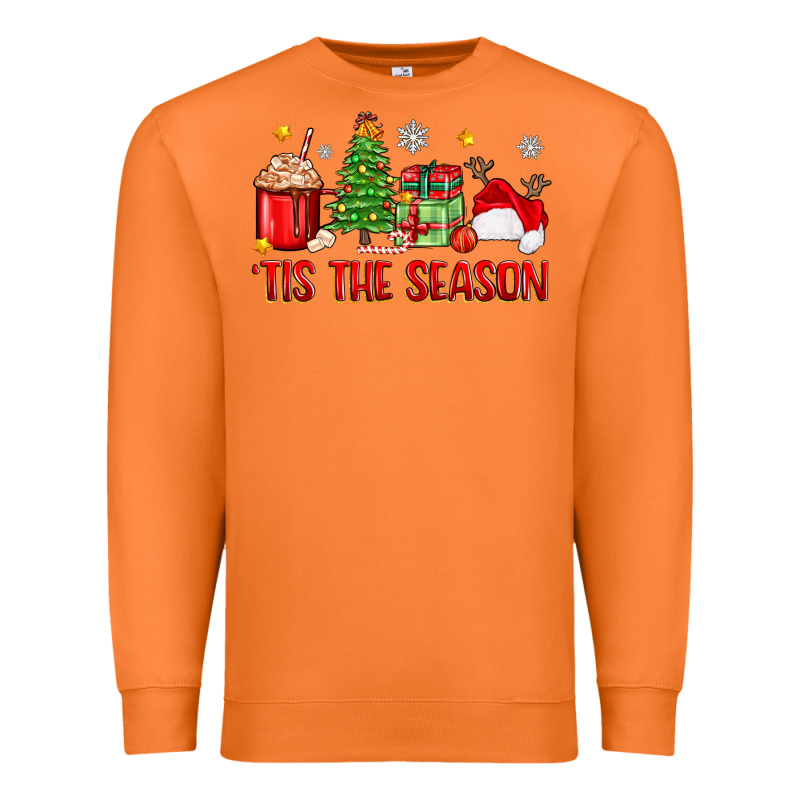 'tis The Season Christmas Premium Sweatshirt by Zillion Design Studio | Teevron