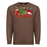 Chestnut 'tis the season christmas Premium Sweatshirt - Zillion Design Studio