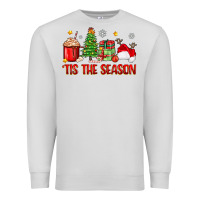 Dove Grey 'tis the season christmas Premium Sweatshirt - Zillion Design Studio
