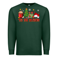 Sports Green 'tis the season christmas Premium Sweatshirt - Zillion Design Studio