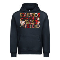Navy diamonds are a girl's best friend baseball Urban Hoodie - Jasminsmagicworld