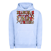 Pigment Grape Ice diamonds are a girl's best friend baseball Urban Hoodie - Jasminsmagicworld