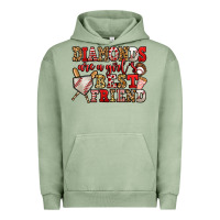 Pigment Oil Green diamonds are a girl's best friend baseball Urban Hoodie - Jasminsmagicworld