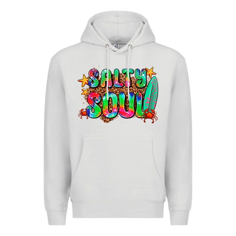 Salty Soul Premium Hoodie by AdoDesignShop | Teevron