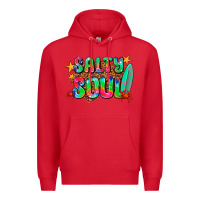 Red salty soul Premium Hoodie - AdoDesignShop