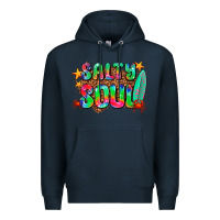 Navy salty soul Premium Hoodie - AdoDesignShop