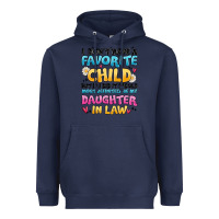 Navy i don't have a favorite child Heavyweight Hoodie - MaliasSmallBusiness