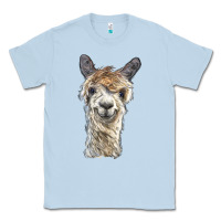 Dusty Blue alpaca Classic Tee - BarkalooDesign