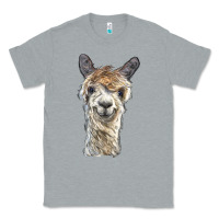 Heather Grey alpaca Classic Tee - BarkalooDesign