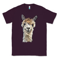 Plum alpaca Classic Tee - BarkalooDesign