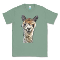 Sage alpaca Classic Tee - BarkalooDesign