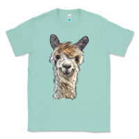 Seafoam alpaca Classic Tee - BarkalooDesign