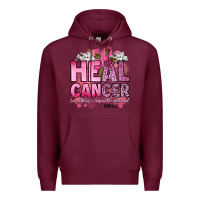 Burgundy heal cancer for nothing is impossible with god luk Premium Hoodie - Artiststas