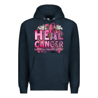 Navy heal cancer for nothing is impossible with god luk Premium Hoodie - Artiststas