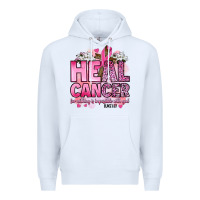 White heal cancer for nothing is impossible with god luk Premium Hoodie - Artiststas