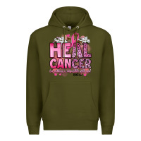 Army Green heal cancer for nothing is impossible with god luk Premium Hoodie - Artiststas