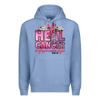 Colony Blue heal cancer for nothing is impossible with god luk Premium Hoodie - Artiststas